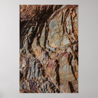 Brun och svart sten poster