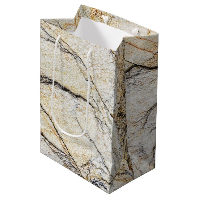 Brun och svart texturerad marmorstenslook  (Framsidan Vinklad)