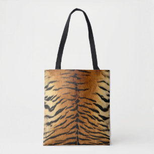 Brun och svart tiger mönster tygkasse