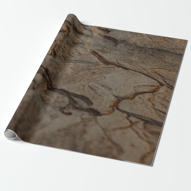 Brun och svart yta presentpapper (Utrullad)