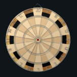 Brun- och Tan Combo Regulation Dart Board Darttavla<br><div class="desc">Styr i svart och solbränna. Det här är en fantastisk-design som kan integreras i alla spelrum eller barrum i färg-schemat. Den slående designen särskiljer varje område och skapar det enkelt för spelaren att se exakt var varje bild landas.</div>