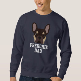 Brun och Tan fransk bulldogg pappas tröja Lång Ärmad Tröja