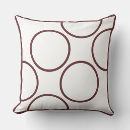 Brun och teal modern kudde