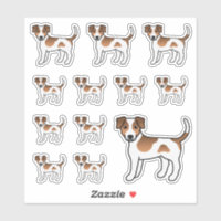 Brun och vit dansk-svensk jakthund Cute Hundar