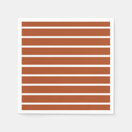 Brun och vit Rand design Pappersservett