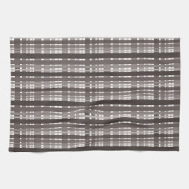 Brun och vit rödspätta kökshandduk