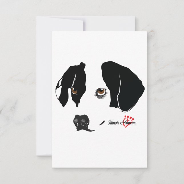 Brun Ögon-blankkort (Framsida)