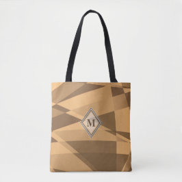 Brun, Orange Geometric Dynamic Tygkasse