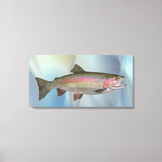 Brun Öring med Rosa Rand Canvas Konst (Framsida)