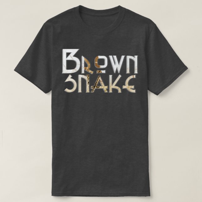 Brun orm t shirt (Design framsida)