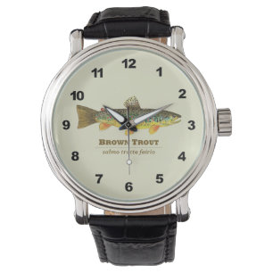 Brun ört armbandsur