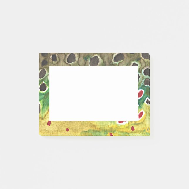 Brun ört post-it block (Framsida)