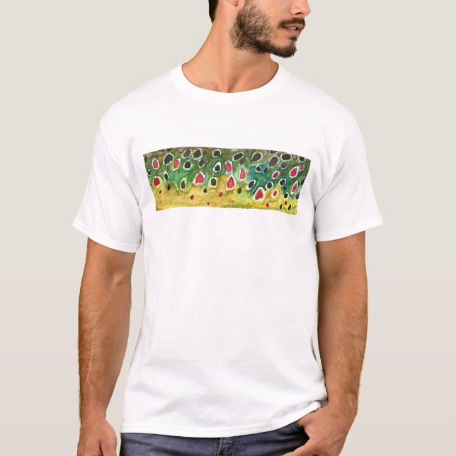 Brun örtfisk t-shirt (Framsida)