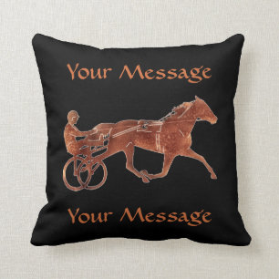 Brun PacerSilhouette Kudde