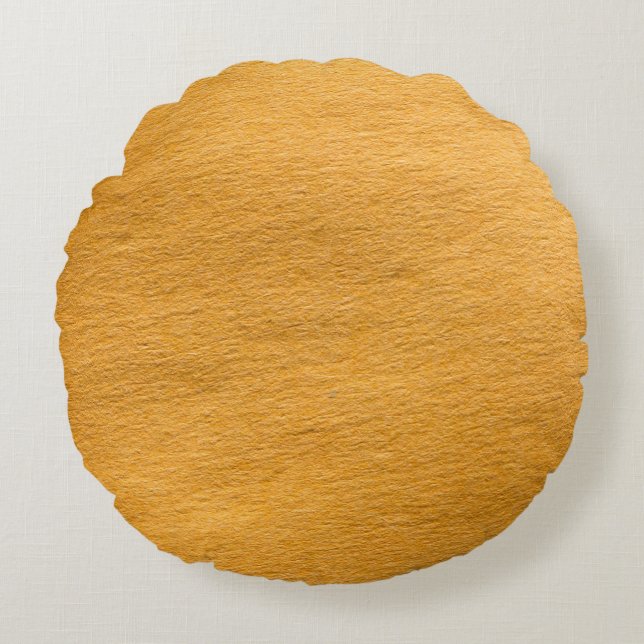 Brun, paperantik, antika, hemdekanter, backgro rund kudde (Framsidan)