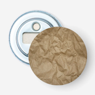 Brun Papper, sköljt Papper, Krumpen Papper Flasköppnare