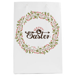 Brun Påsk och färgad Blommigt andedräkt