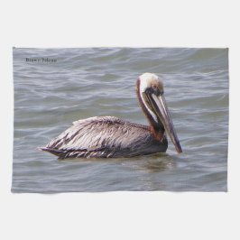 Brun Pelican-kökshandduk Kökshandduk