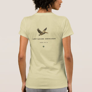 Brun pelican. Nästan försvunnit. Starkt igen. T Shirt