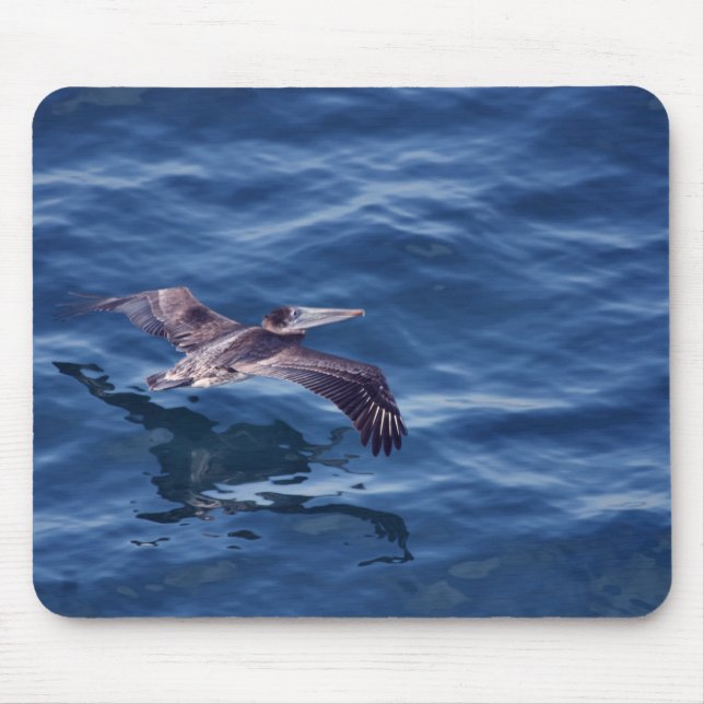 Brun pelikan Mousepad Musmatta (Framsidan)
