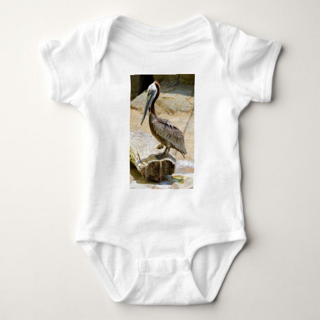 Brun pelikan tee shirt (Framsida)
