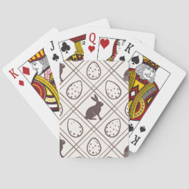Brun Plaid Påsk Casinokort