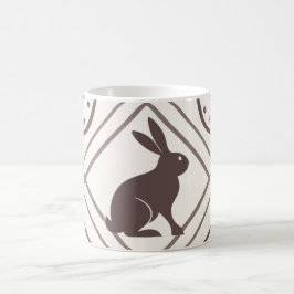 Brun Plaid Påsk Kaffemugg