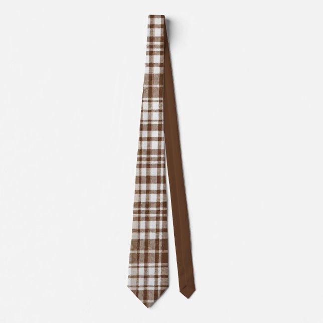 Brun Plaid Slips (Framsida)