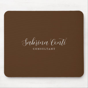 Brun Professionell-Trendig Kalligrafi Musmatta