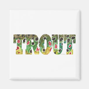 Brun regnbåge design magnet