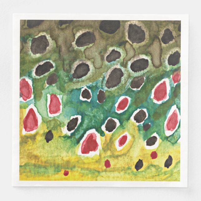 Brun regnbåge, Ichthyologi Pappersservett (Framsida)