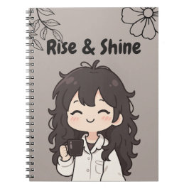 Brun Rise & Shine anteckningsbok