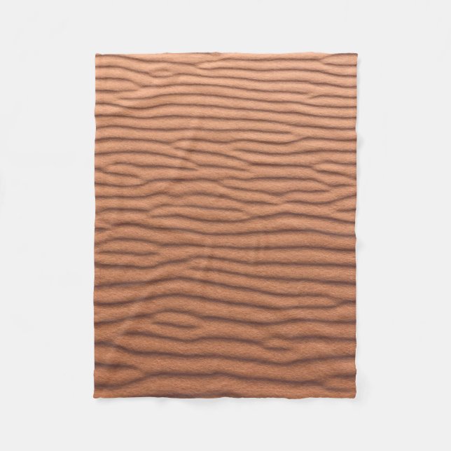Brun sand fleecefilt (Framsidan)