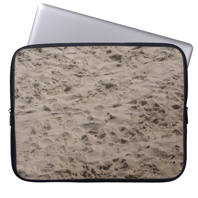 Brun sand laptop fodral (Framsidan)