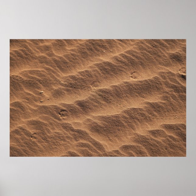 Brun sand med vatten under dagtid poster (Framsidan)