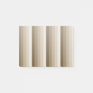 Brun skugga rand post-it block