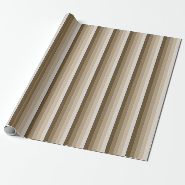 Brun skugga rand presentpapper (Utrullad)