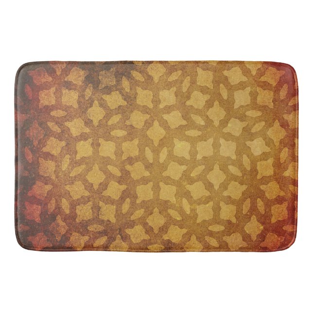 Brun skuggor för naturlig skorpa badrumsmatta (Framsidan)