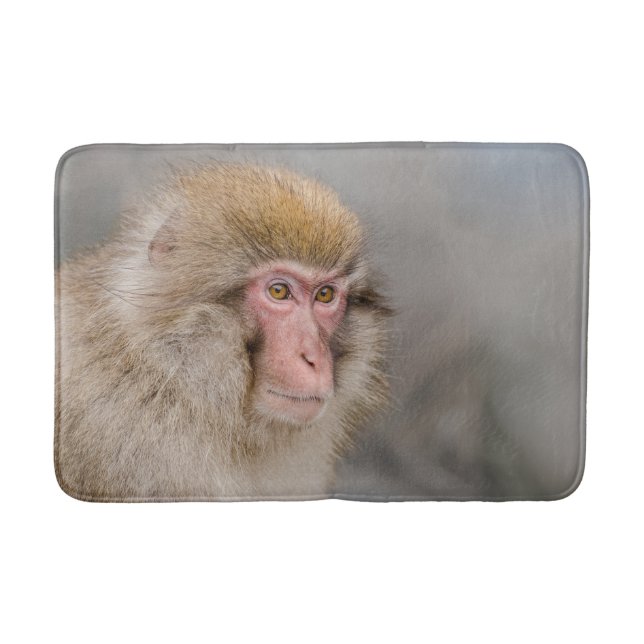 Brun Snö-apa, japansk fotografi Badrumsmatta (Framsidan)