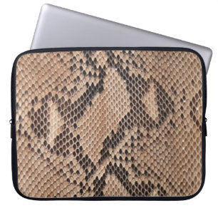 Brun snurrskalk laptop sleeve