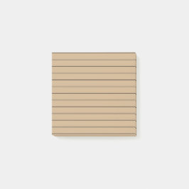 Brun Snyggt-mall Post-it Block