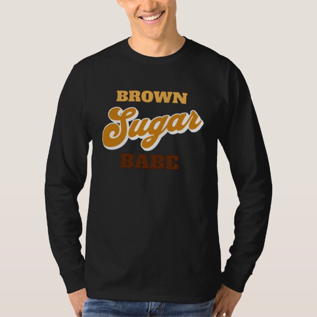 Brun Socker Babe  1 T Shirt (Framsida)
