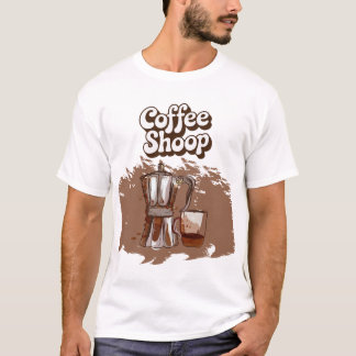 Brun Socker HavreMjölk Shaken Espresso T Shirt