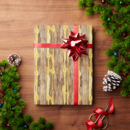 Brun Söt Guld Honung Gul Dropp Jul Presentpapper