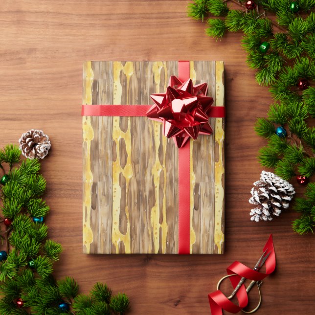 Brun Söt Guld Honung Gul Dropp Jul  Presentpapper (Julgåva)