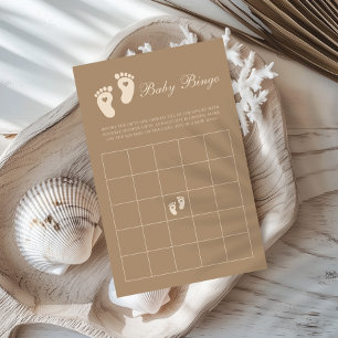 Brun spår Könsbestämning Baby Bingo Spel