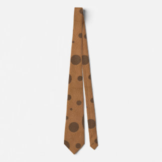 Brun spridda fläckar på Tan Leather Struktur Slips