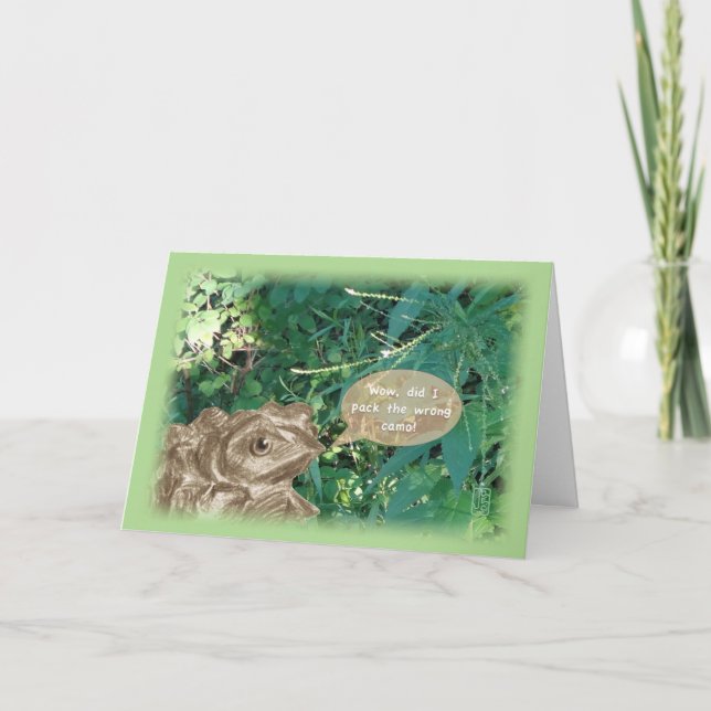 Brun styrkort kort (Framsida)