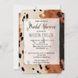 Brun Svart Kräm Läder Inbjudningar