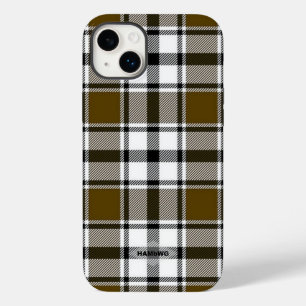 Brun, svart och vit Iphone case HAMbWG
